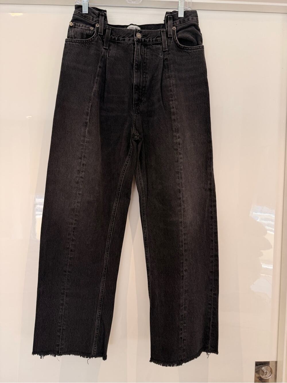 Black Wide-Leg Jeans - Classic Black